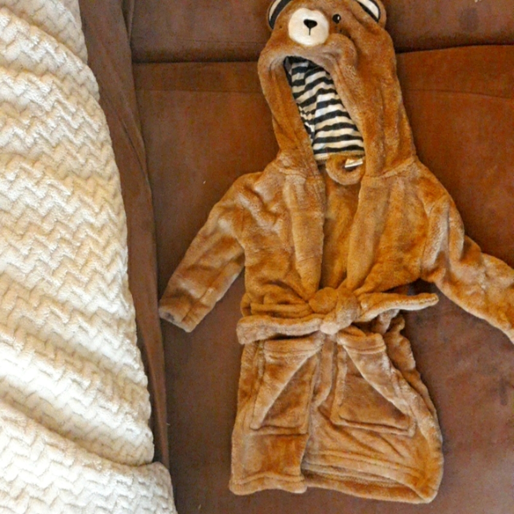 Modern Baby Bear Bathrobe 9-12M